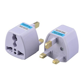 1PC Universal US UK AU To EU Plug USA to Euro Europe Travel Wall Charger Power Adapter Μετατροπέας 2 Στρογγυλή υποδοχή ακίδων