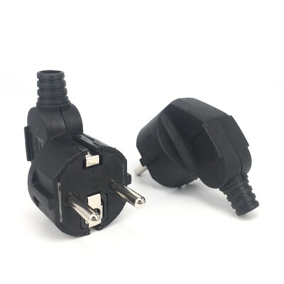 Bolantedz EU utikač adapter 16A muška zamjenska utičnica Schuko električna utičnica Euro konektor za strujni produžni kabel