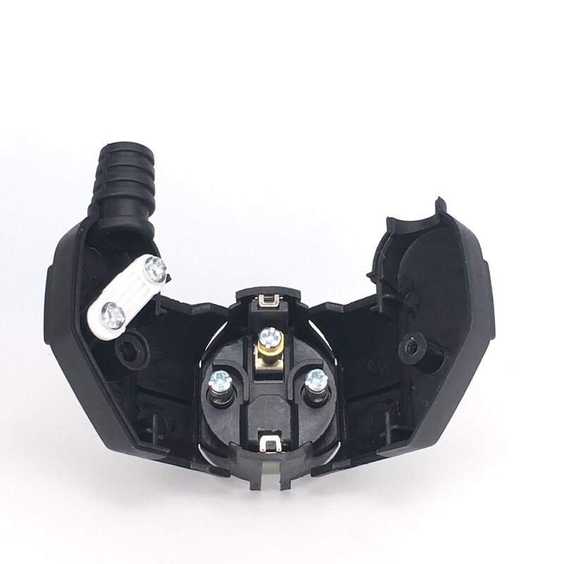 Bolantedz EU-pistikuadapter 16A isane asenduspesa Taasjuhtmetav Schuko elektriline pistikupesa euro pistik toitepikenduskaabli jaoks