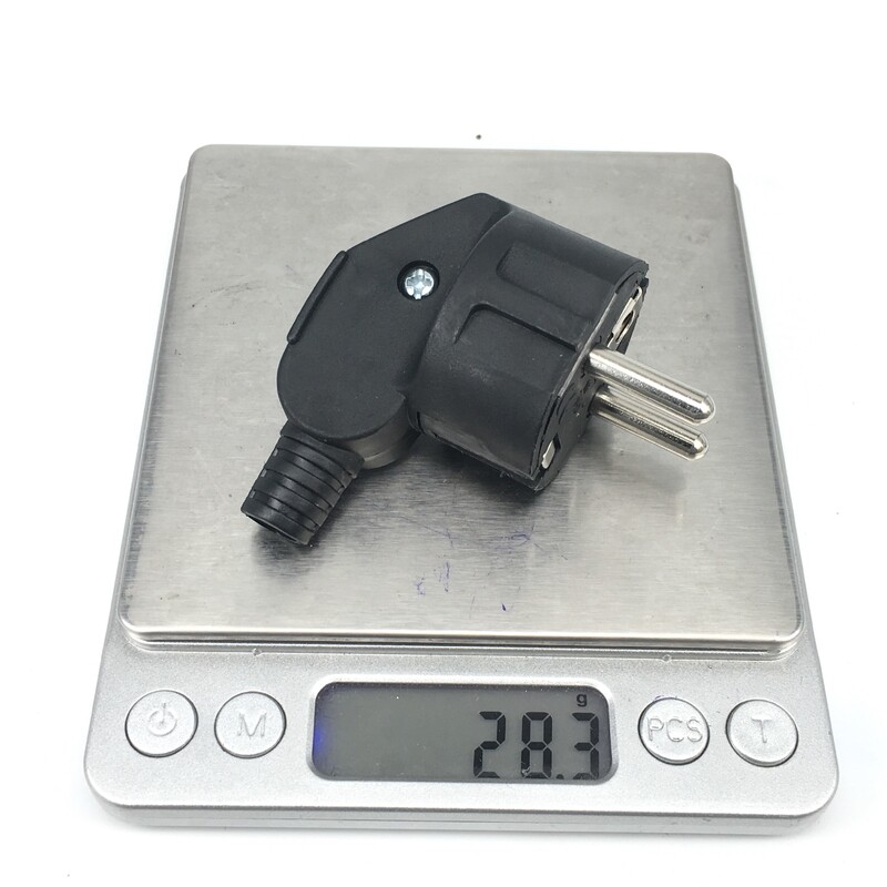 Bolantedz EU-pistikuadapter 16A isane asenduspesa Taasjuhtmetav Schuko elektriline pistikupesa euro pistik toitepikenduskaabli jaoks