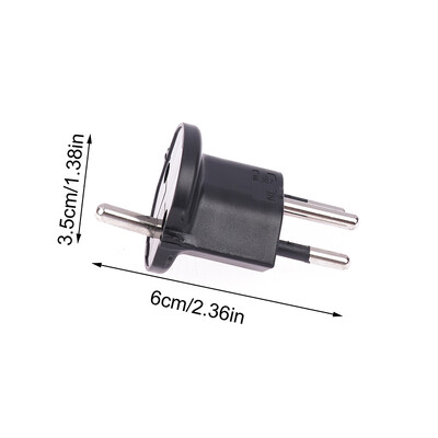 1Pc Plug Travel Adapter Европа немски към швейцарски щепсели 10A 250V захранващ щепсел ЕС към Швейцария електрически щепсел адаптер