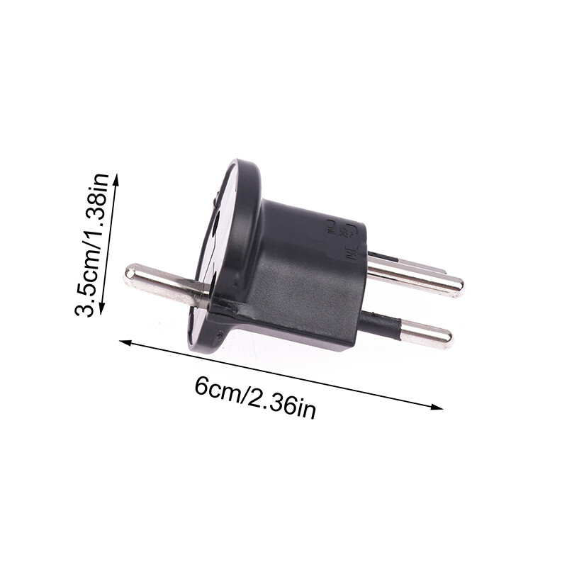 1Pc Plug Travel Adapter Европа немски към швейцарски щепсели 10A 250V захранващ щепсел ЕС към Швейцария електрически щепсел адаптер