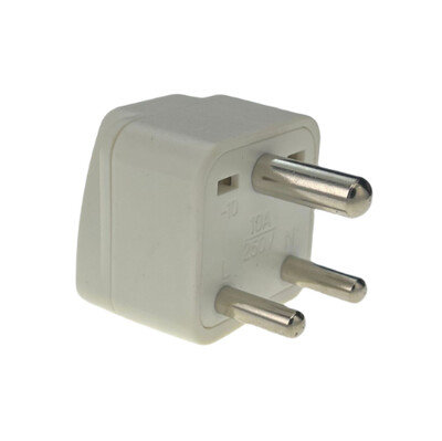 Малък южноафрикански щепсел Тип D адаптер Индия 3 пина Преобразуване на захранващ щепсел Адаптер Пътуване Преобразуване на Китай AUS такса