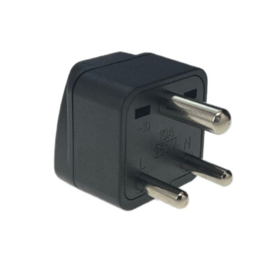 Малък южноафрикански щепсел Тип D адаптер Индия 3 пина Преобразуване на захранващ щепсел Адаптер Пътуване Преобразуване на Китай AUS такса