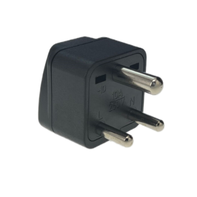 Малък южноафрикански щепсел Тип D адаптер Индия 3 пина Преобразуване на захранващ щепсел Адаптер Пътуване Преобразуване на Китай AUS такса