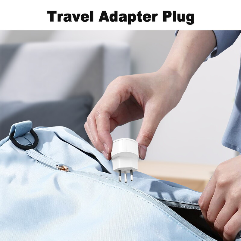 3 komada Njemačka EU-Švicarska utičnica Adapter Europska-Švicarska putni adapter Pretvarač napajanja 3-pinski 10A zidna utičnica za punjenje