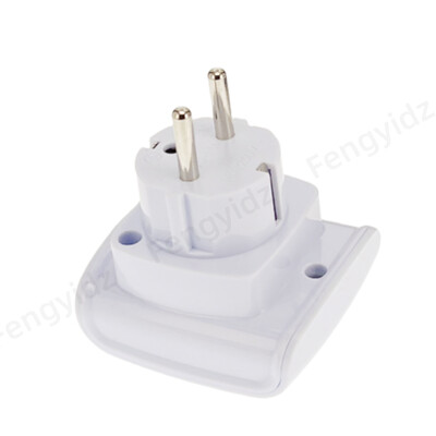 Големи щифтове от Южна Африка към ЕС от 4,8 mm Щепсел Преходник за пътуване Преобразувател 16A Южна Африка AC захранващ контакт Конектор