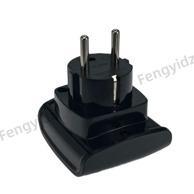 Големи щифтове от Южна Африка към ЕС от 4,8 mm Щепсел Преходник за пътуване Преобразувател 16A Южна Африка AC захранващ контакт Конектор