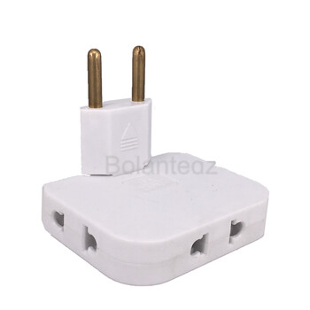 EU Plug 3 Outlet AC Πολύπριζο Multiprise 1 Convert 3 Extension Electrical Socket 180° Περιστρεφόμενη υποδοχή εκπλήρωσης Μετασχηματιστής AC