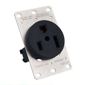 America 50A Nema L5-50P L5-50R US Tripolar Industry Plug 3-пинов захранващ електрически кабелен конектор Магнитен захранващ контакт черен