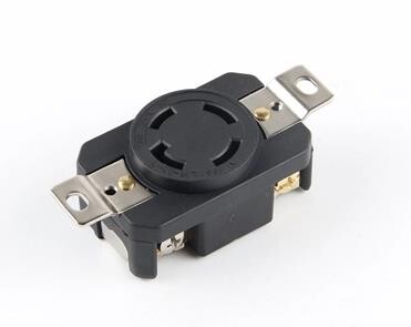 Black America 30A NEMA L15-30P L15-30R SAD Zaključani industrijski pretvarač struje Utikač Generator inline ožičenje Priključak