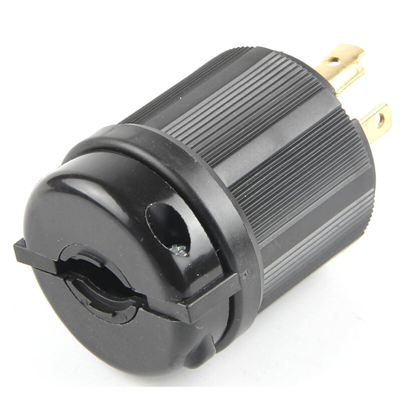 Black America 30A NEMA L15-30P L15-30R SAD Zaključani industrijski pretvarač struje Utikač Generator inline ožičenje Priključak