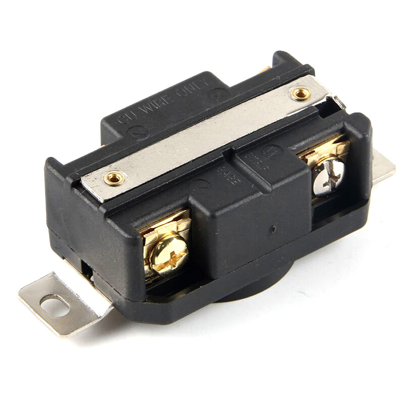 Black America 30A NEMA L15-30P L15-30R SAD Zaključani industrijski pretvarač struje Utikač Generator inline ožičenje Priključak