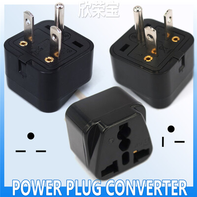 T veida elektriskās strāvas spraudnis NEMA 6-15P/6-20P 250v 15A Universāls amerika iezemēts 3 kontaktu maiņstrāvas spraudnis ASV Kanāda Japāna ceļojumu adapteris WD