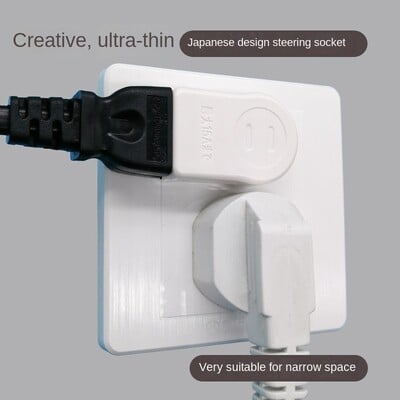 US 2PIN 360 kutno rotirajući adapter za strujnu utičnicu, sklopivi putni adapteri, strujni pretvarač, električna utičnica
