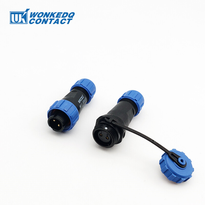 SP13 Водоустойчив конектор IP68 Авиационен щепсел Мъжки женски гнездо Комплект задна гайка Докинг електрически панел Инсталиране на 2/3/4/5/6/7/9 щифта