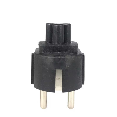 EU CEE7 toitekaabli pistiku adapter EU pistik IEC320 C5 Clover Leaf adapteri pistik sülearvuti laadija jaoks, Schuko pistik lauaarvuti adapteriga