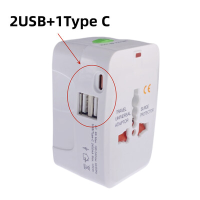 Univerzalni adapter za struju Međunarodni europski EU SAD AU UK Putni adapter Električni AC punjač Pretvarač Utičnica