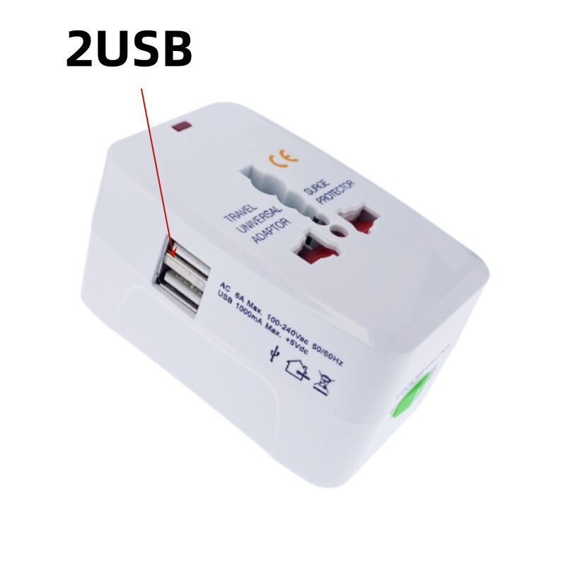 Univerzalni adapter za struju Međunarodni europski EU SAD AU UK Putni adapter Električni AC punjač Pretvarač Utičnica