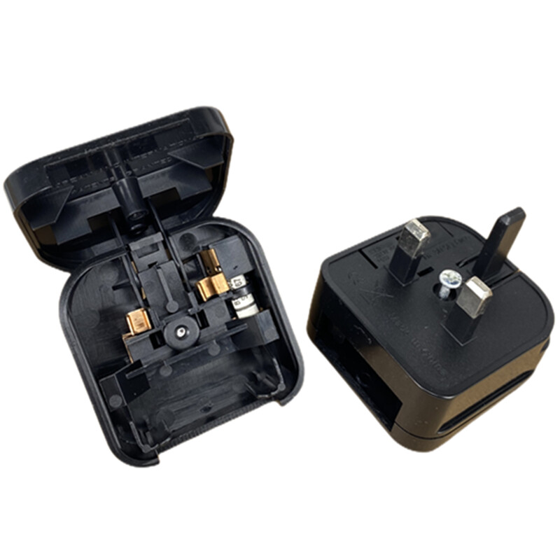EU-UK utikač s adapterom tipa okrugle dvije igle 4,0 mm za pretvaranje u 3 igle za konverziju električnog utikača Utikač za brijanje s osiguračem od 13 A