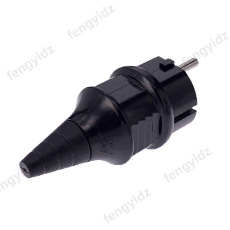 4 komada EU električni muški Schuko utikač AC adapter s odvijačem, 250 V vanjski utikač IP44 Francuska/Njemačka konektor Žični