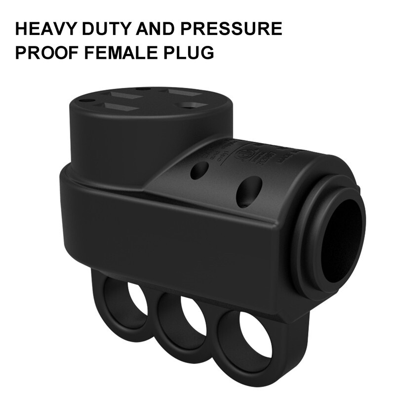 Американски стандарт с четири извода и четири отвора NEMA 14-50P/14-50R 50A 125/250V външно индустриално зареждане на RV високомощен щепсел и контакт