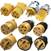 American 15A NEMA 5-15P 6-15P Industria SUA Mușcă de cabluri impermeabilă Conector Asamblare detașabilă Cablu de alimentare în linie Fișă 125V