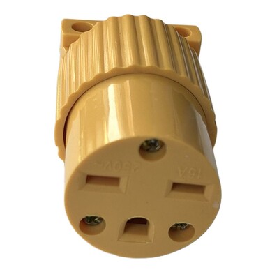 American 15A NEMA 5-15P 6-15P Industria SUA Mușcă de cabluri impermeabilă Conector Asamblare detașabilă Cablu de alimentare în linie Fișă 125V