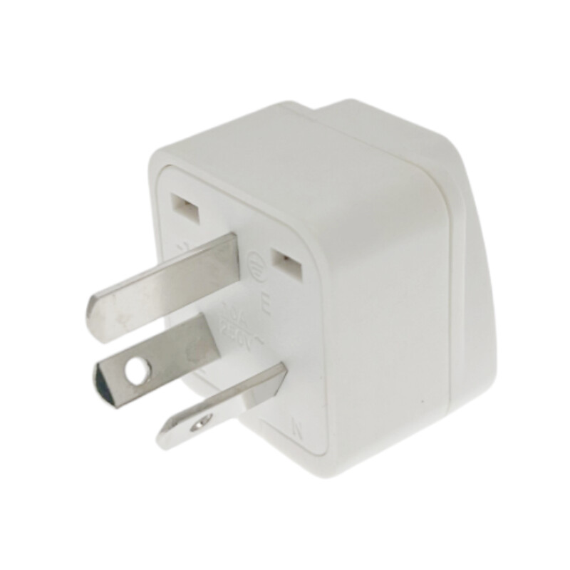 Putni adapter za Australiju/Kinu/Novi Zeland, IEC utikač tipa I SAD/EU/UK/Švicarska/Italija/Japan u 3-pinski pretvarač napajanja 10A/250V