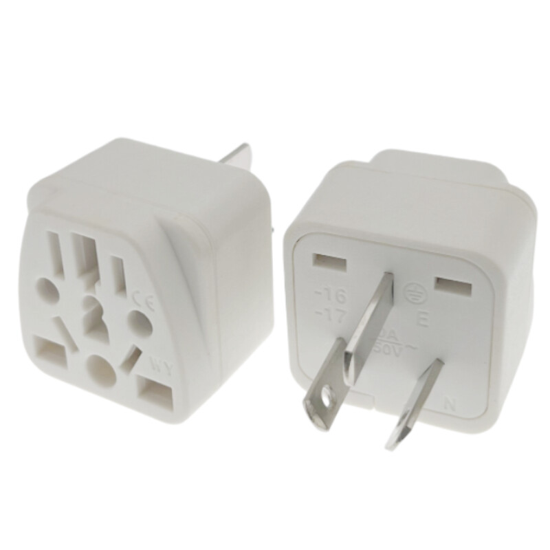 Putni adapter za Australiju/Kinu/Novi Zeland, IEC utikač tipa I SAD/EU/UK/Švicarska/Italija/Japan u 3-pinski pretvarač napajanja 10A/250V