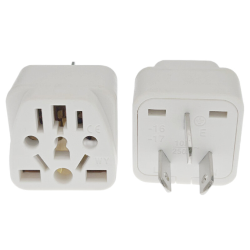 Putni adapter za Australiju/Kinu/Novi Zeland, IEC utikač tipa I SAD/EU/UK/Švicarska/Italija/Japan u 3-pinski pretvarač napajanja 10A/250V