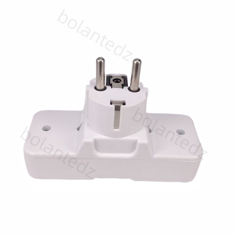 Bijela prijenosna 250 V 6/10 A univerzalna putna adapterska utičnica europska produžna utičnica pretvarač struje s prekidačem za svjetlo