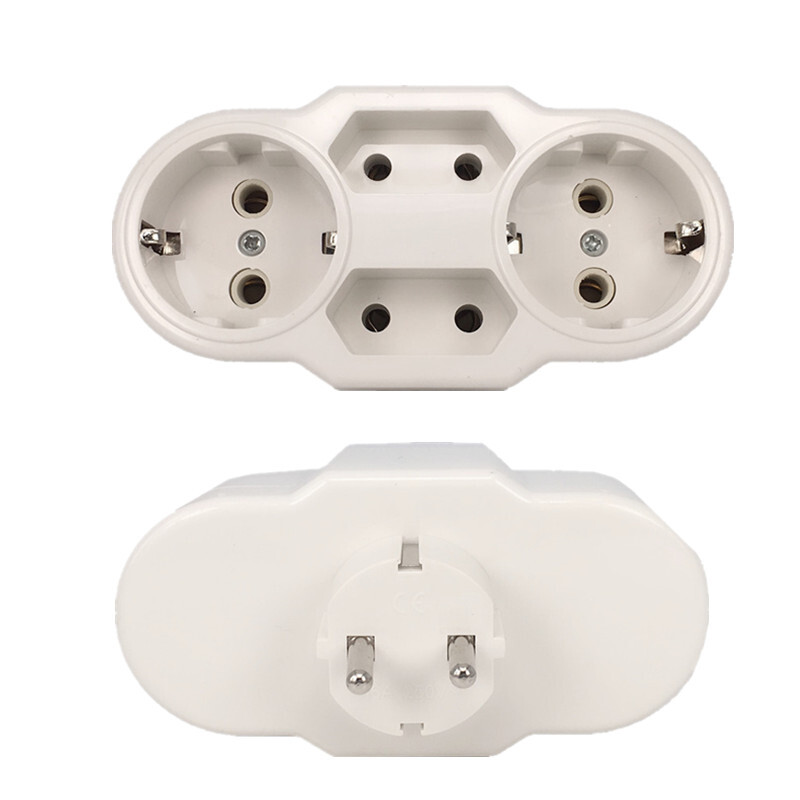 Europski utikač za pretvorbu 1 u 4 smjera EU Njemačka Standardna utičnica adaptera napajanja 16 A adapter za putno punjenje