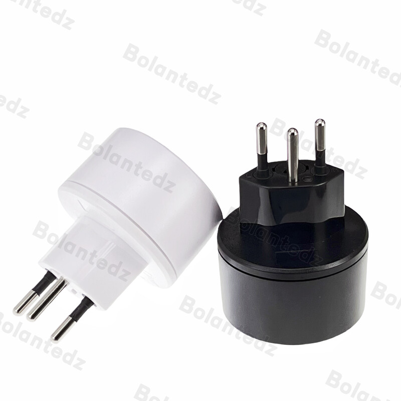 EU DE Njemačka utičnica 3-pinski adapter za švicarske utikače Ugrađeni švicarski adapter pretvarački utikač Švicarski utikači se okreću francuskim utikačima