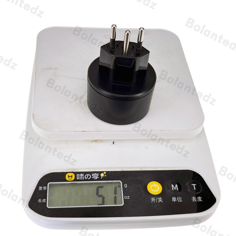 EU DE Njemačka utičnica 3-pinski adapter za švicarske utikače Ugrađeni švicarski adapter pretvarački utikač Švicarski utikači se okreću francuskim utikačima