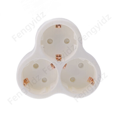 Щепсел за преобразуване на европейски тип 1 към 2/3/4 пътен ЕС Германия Стандартен гнездо за захранващ адаптер 16A 250V Адаптер за зареждане при пътуване