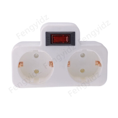 Щепсел за преобразуване на европейски тип 1 към 2/3/4 пътен ЕС Германия Стандартен гнездо за захранващ адаптер 16A 250V Адаптер за зареждане при пътуване