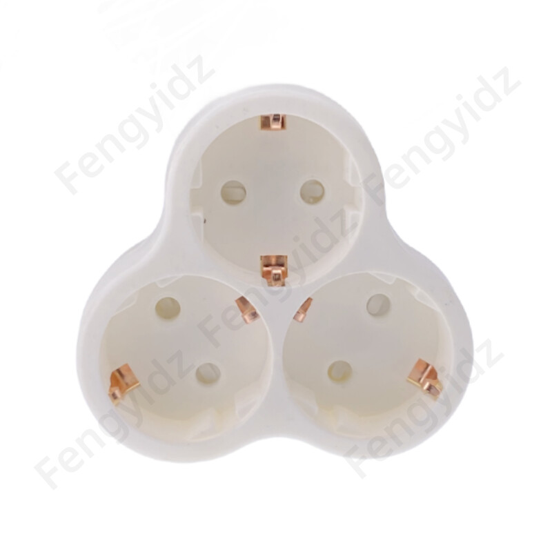 Щепсел за преобразуване на европейски тип 1 към 2/3/4 пътен ЕС Германия Стандартен гнездо за захранващ адаптер 16A 250V Адаптер за зареждане при пътуване