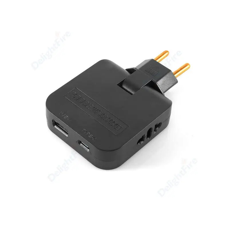 4 u 1 EU produžna utičnica s USB priključkom Španjolska Francuska Koreja Pretvarač električnih utičnica iz SAD-a u Euro Scokets AC utičnica