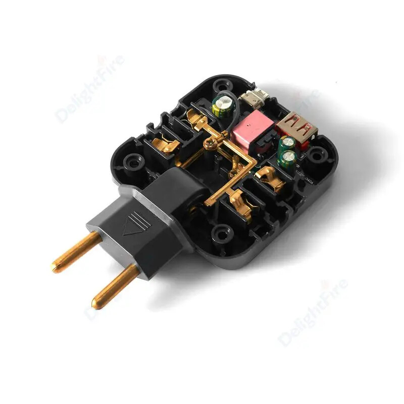 4 u 1 EU produžna utičnica s USB priključkom Španjolska Francuska Koreja Pretvarač električnih utičnica iz SAD-a u Euro Scokets AC utičnica