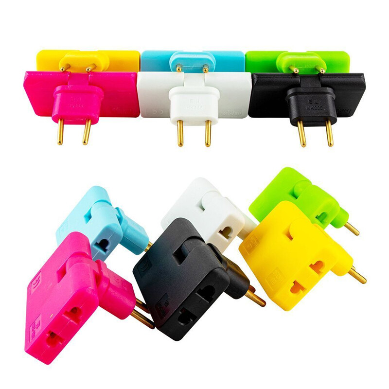 1500W 3-smjerni plosnati adapter za utikač EU utikač za SAD produžni adapter za utikač Prijenosni sklopivi produžni putni pretvarač