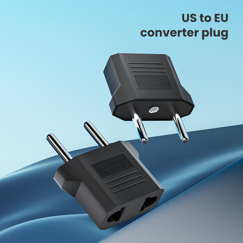 4.8MM/4.0MM EU Plug Adapter US to EU Plug Power Travel Adapters Електрически контакт Европа EU KR Korea Plug Converter Power Sockets