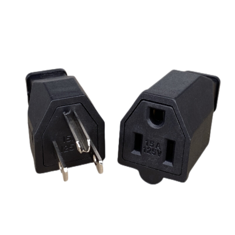 Američko-američka 3-pinska industrijska izmjenična električna struja, utikač koji se može ponovno ožičiti, muška utičnica, utičnica, adapter, konektor produžnog kabela 15 A