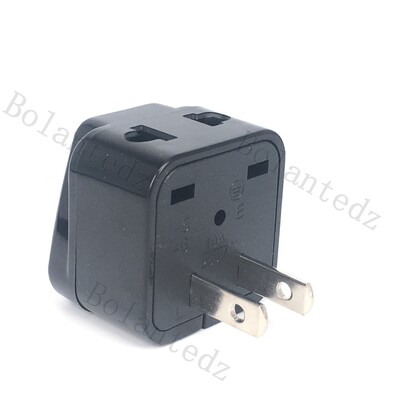 Universaalne Jaapan Ameerika 2 in 1 EL Ühendkuningriik AU-USA reisiadapteri pistiku tüüp A/B Kanada Tai elektri laadija teisenduspistik