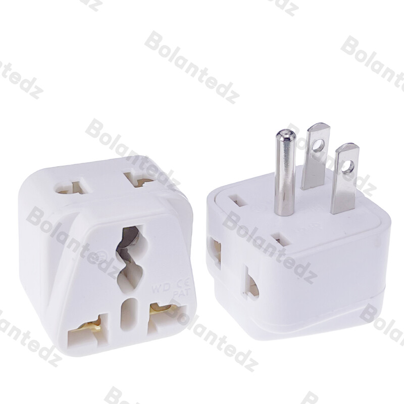 Universaalne Jaapan Ameerika 2 in 1 EL Ühendkuningriik AU-USA reisiadapteri pistiku tüüp A/B Kanada Tai elektri laadija teisenduspistik