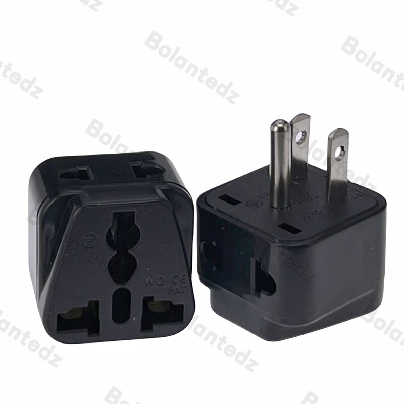Universaalne Jaapan Ameerika 2 in 1 EL Ühendkuningriik AU-USA reisiadapteri pistiku tüüp A/B Kanada Tai elektri laadija teisenduspistik