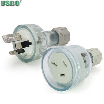 Водоустойчив прозрачен 10A 15A DIY Auatralia Industrial Plug Outlet Female Male Socket 3P AU Receptacle Wiring Connector Type I