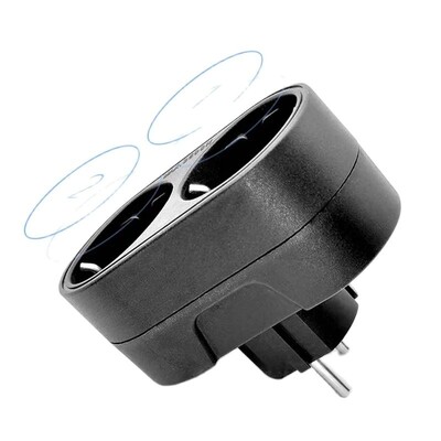 Euroopa maandus, 1-2-suunaline EU Schuko seinakontakti adapteri pistik Korea Venemaa pikendus vooluvõrku muunduri pistikupesa 3500 W 16A 250 V