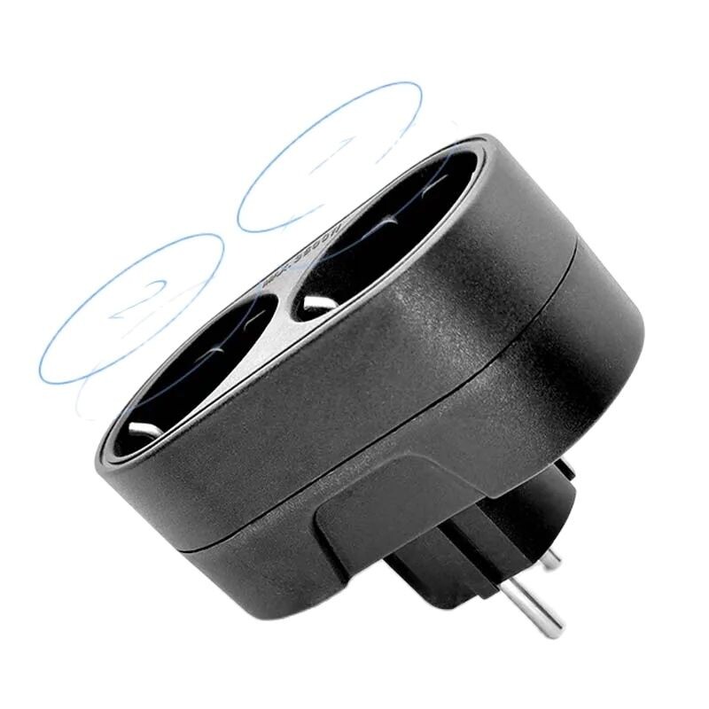 Euroopa maandus, 1-2-suunaline EU Schuko seinakontakti adapteri pistik Korea Venemaa pikendus vooluvõrku muunduri pistikupesa 3500 W 16A 250 V