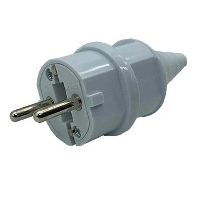 Must valge sinine 16A 250V EU 4,8mm pin koostu juhtmestiku pistik Saksamaa Prantsusmaa Korea Holland Hispaania tööstus veekindel pistik